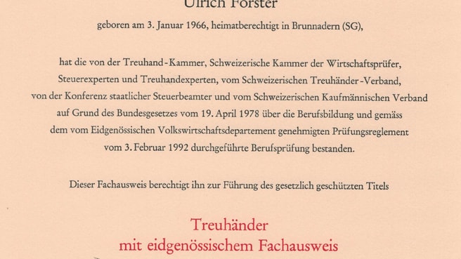 Immagine Forster-Treuhand GmbH