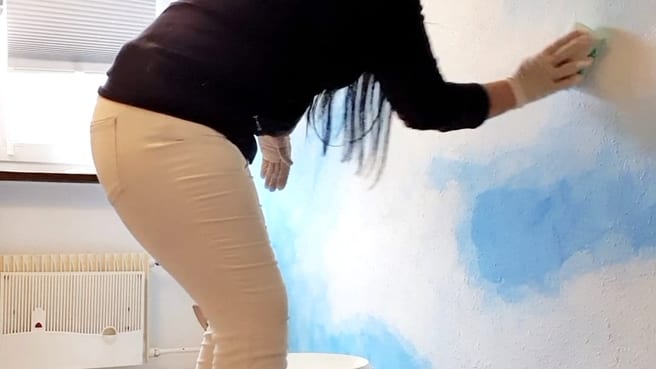 Malerin Sarah Malerarbeiten in der Schweiz & Kreative Wandgestaltung image