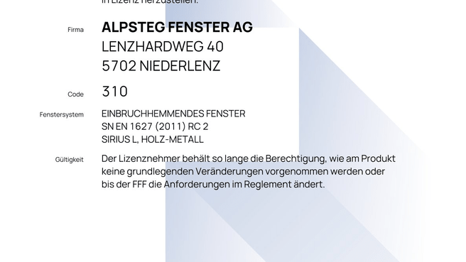 Alpsteg Fenster AG image