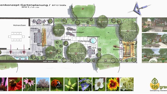 Bild 120 Grad Gartenplanung + Illustrationen