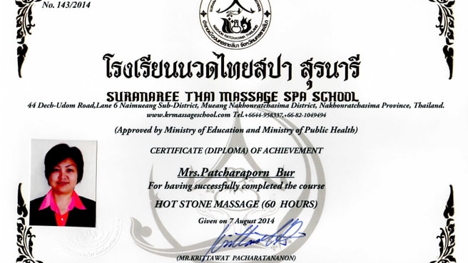 Patcharaporn Thaimassage, Inhaberin Bur image