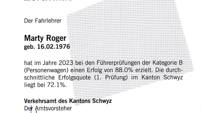 Bild Fahrschule Roger Marty