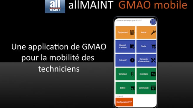 Immagine Logiciel GMAO allMAINT