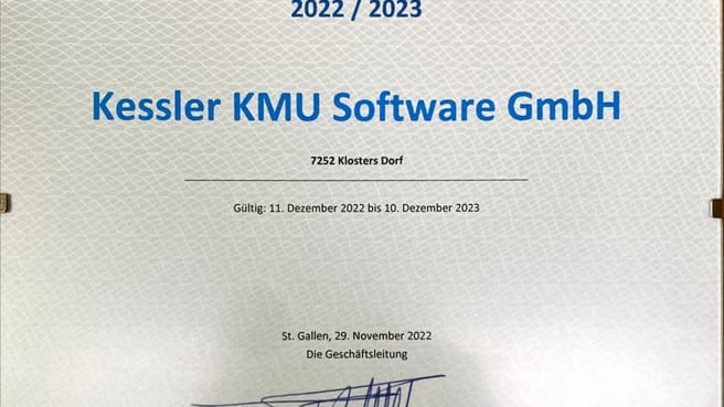 Immagine Kessler KMU Software GmbH