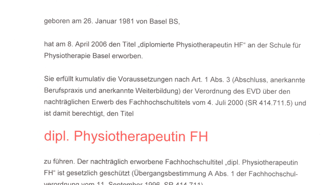 Physio Anders Inhaberin Rahel Bernhard image