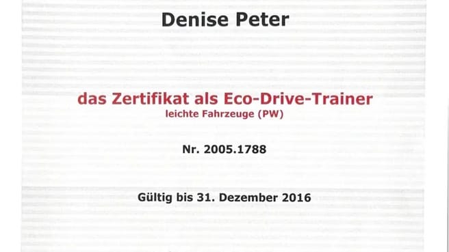 Image Denise Peter Fahrschule