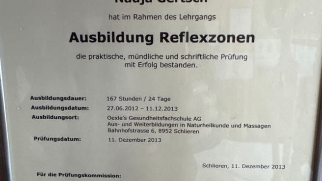 Praxis für manuelle Therapien Gertsch Nadja image