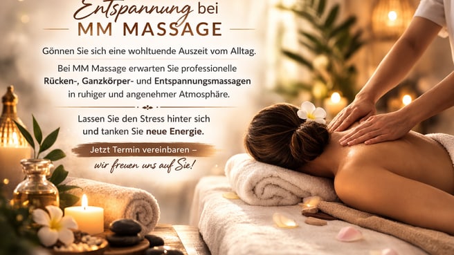 Bild MM Massagetherapie;   & Relaxmassagen;   Körpertherapien & Sporttherapien/ Fitpass Mitglied