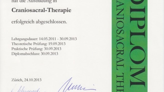 Martina Ringgenberg Craniosakral-Therapie image