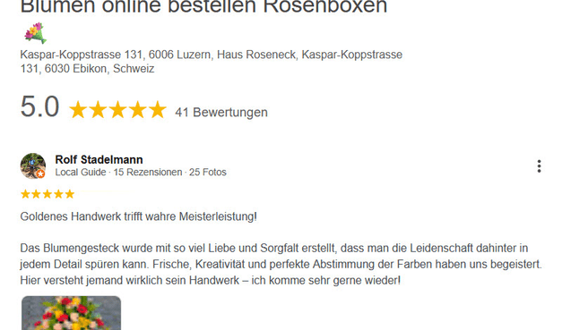 Image Atelier Leutwyler - Blumen in Ebikon und Luzern -Fleurop Partner