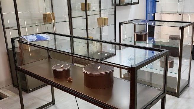 Bild Glasvitrinen GC Gestaltung