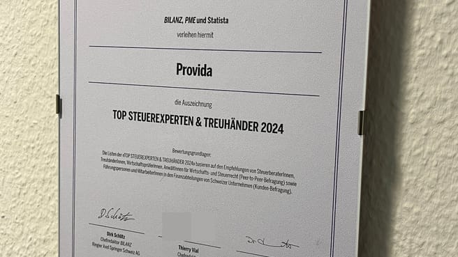 Immagine Provida Treuhand, Consulting und Wirtschaftsprüfung AG