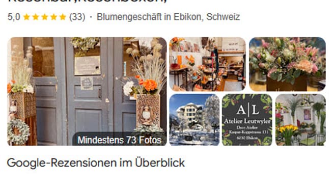 Image Atelier Leutwyler - Blumen in Ebikon und Luzern -Fleurop Partner