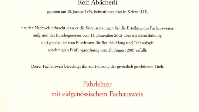 Image Fahrschule Bucher Kriens