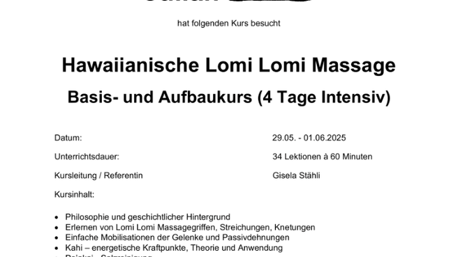 Image Massagen für die Frau | Ganzkörper | Lomi Lomi | Tantra | Praxis in Bern