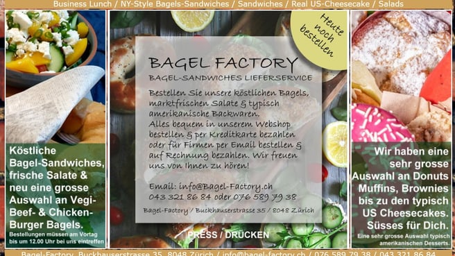 Bagel-Factory Zurich (Sandwiches & Salate) image