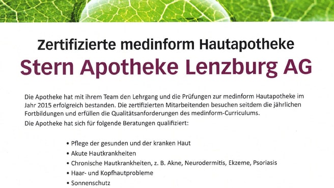 Bild Stern Apotheke Lenzburg AG