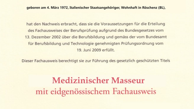 Bild MM Massagen -Massagetherapie - Sporttherapie - Schmerztherapie