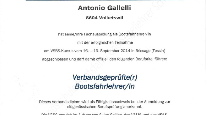 Immagine Motorboot-Fahrschule Zürichsee GmbH