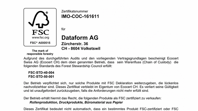 Immagine Dataform AG