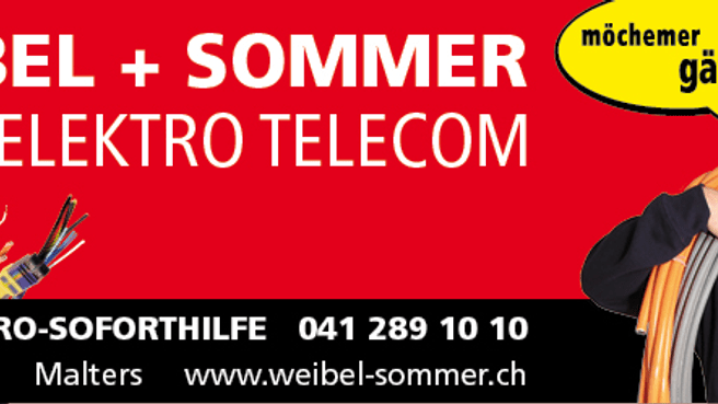Immagine Elektro-Soforthilfe Weibel + Sommer Elektro Telecom AG