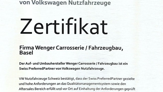 Bild Wenger Carrosserie/Fahrzeugbau