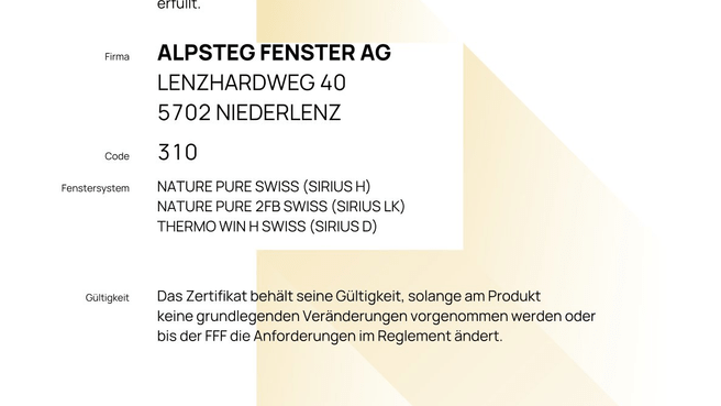 Alpsteg Fenster AG image