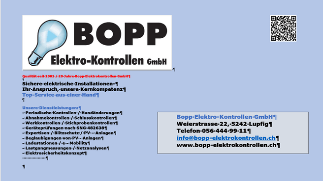Immagine BOPP Elektro-Kontrollen GmbH