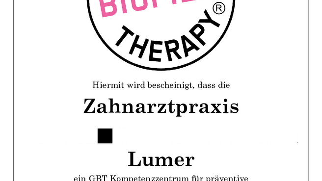 Bild Zahnarztpraxis Dr. M. Lumer