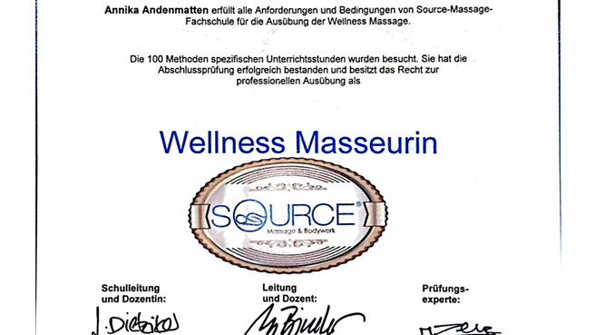 Massage Andenmatten image