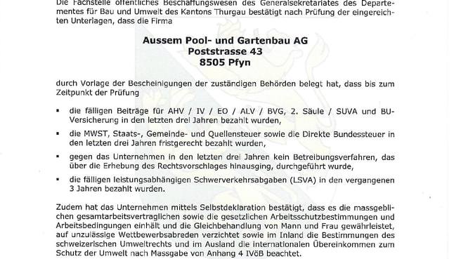 Image Aussem Pool- und Gartenbau AG