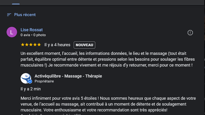 Image Activéquilibre - Massage - Thérapie