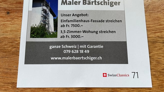 Image Malergeschäft & Tapeziergeschäft Bärtschiger Zürich