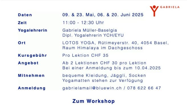 Immagine Yogabriela / Dipl. Yogalehrerin YCH / EYU