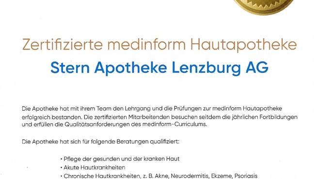 Stern Apotheke Lenzburg AG image