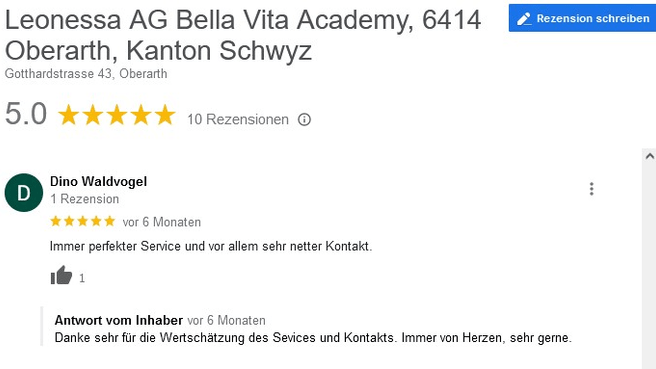 Bild Leonessa AG Bella Vita Academy