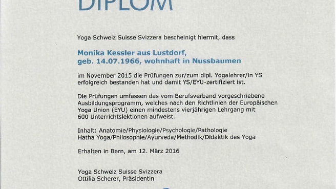 Image YOGA ANJALI - Hatha Yoga & Yogatherapie Frauenfeld