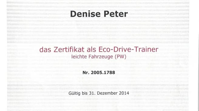 Image Denise Peter Fahrschule