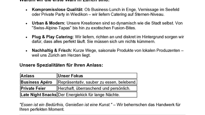Strictly-Fingerfood Catering Zürich image