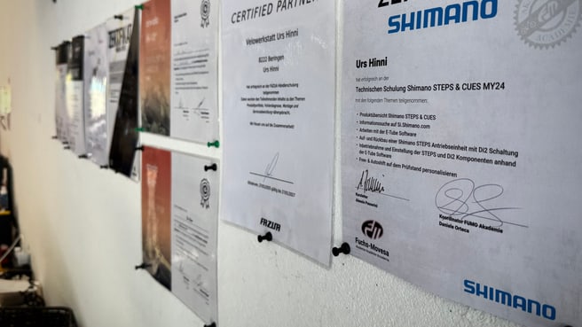 Bild Velowerkstatt Urs Hinni