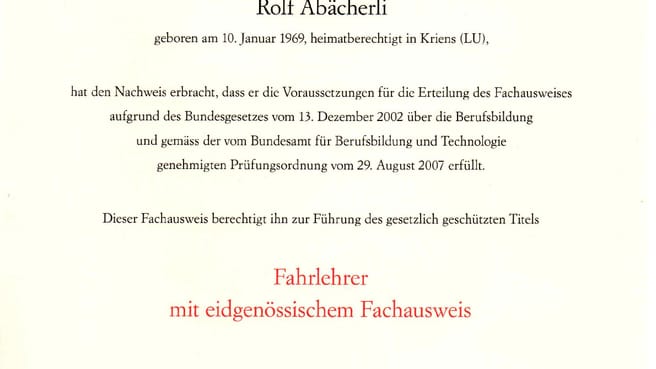 Image Fahrschule Bucher Kriens