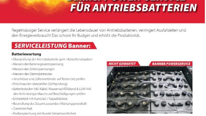 Immagine Banner Batterien Schweiz AG