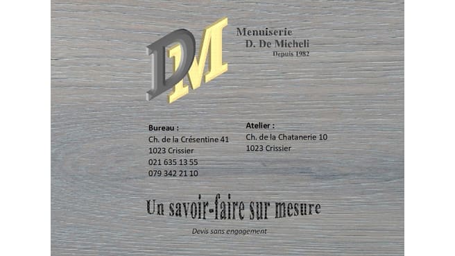 menuiserie D. De Micheli image