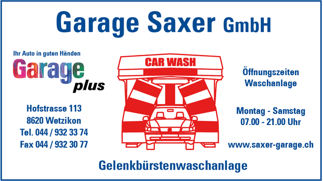 Bild Garage Saxer GmbH