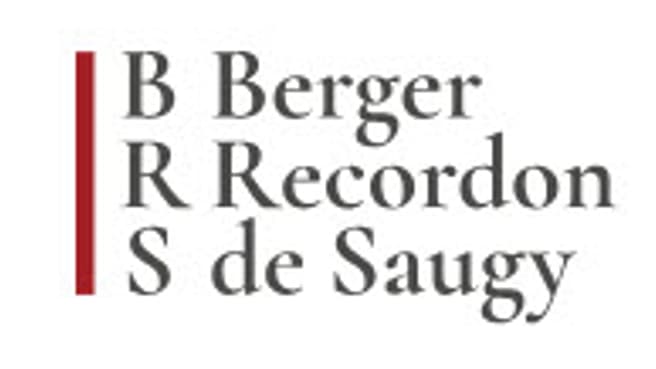 Immagine BRS BERGER RECORDON & DE SAUGY