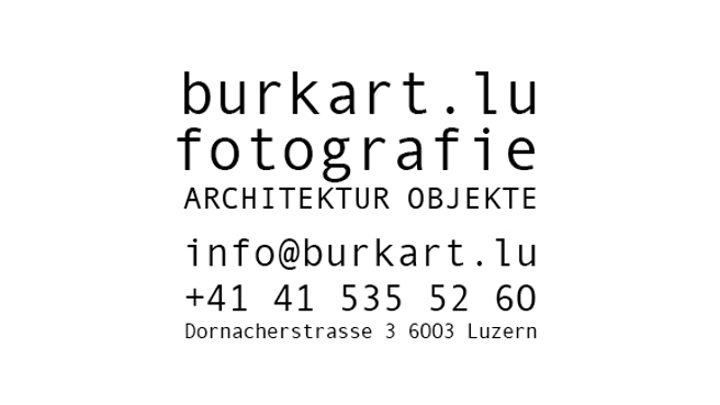 Image burkart.lu fotografie ARCHITEKTUR OBJEKTE