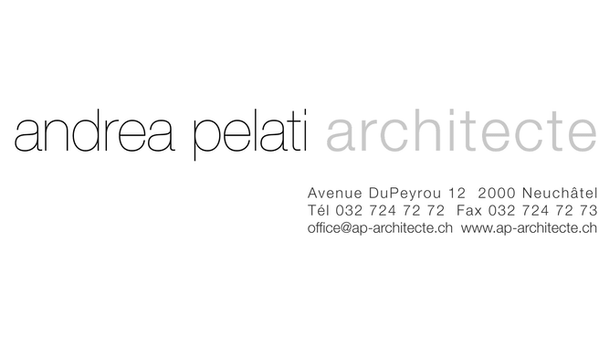 Andrea Pelati Architecte SA image