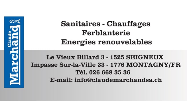 Image Claude Marchand SA, succursale de Montagny (FR)