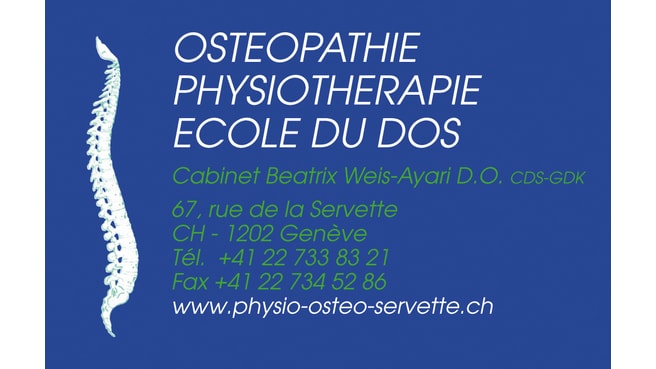 Bild Physiothérapie Ostéopathie Servette Beatrix Weis