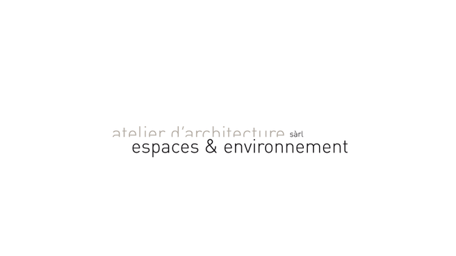 Image Atelier d'Architecture Espaces & environnement Sàrl